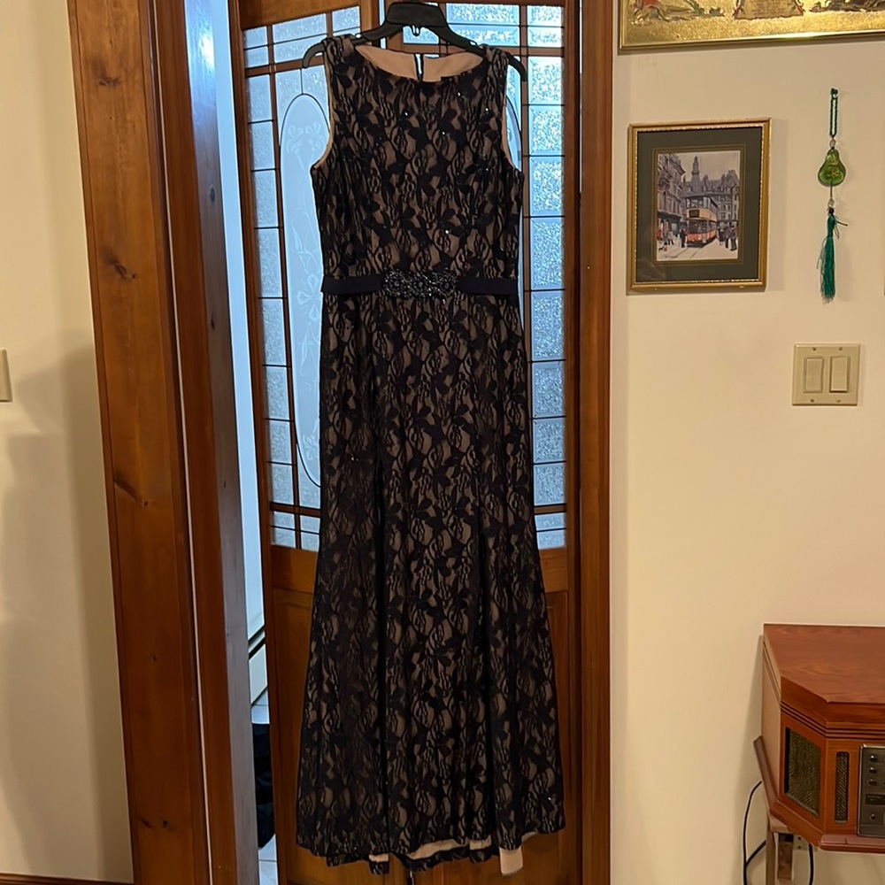 BLUE LACE DRESS